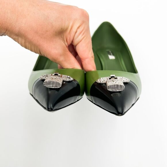 Louis Vuitton LV Monogram Lock Charlotte Pumps Heels EU 39 US 9 - Picture 13 of 16